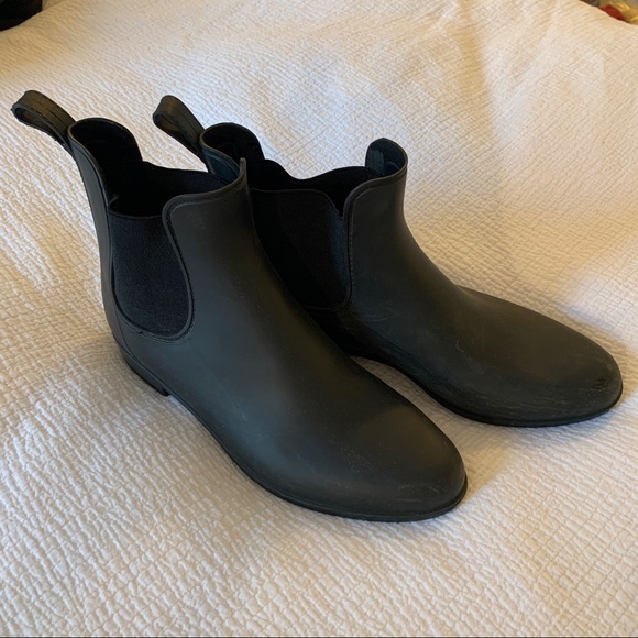 JCrew Matte Black Chelsea Rain Boot - Picture 3 of 4
